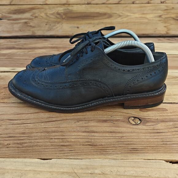 Robert Clergerie Paris Men\'s Black Oxford Leather Dress Shoes Size 41 EU 8-8.5 main image 9